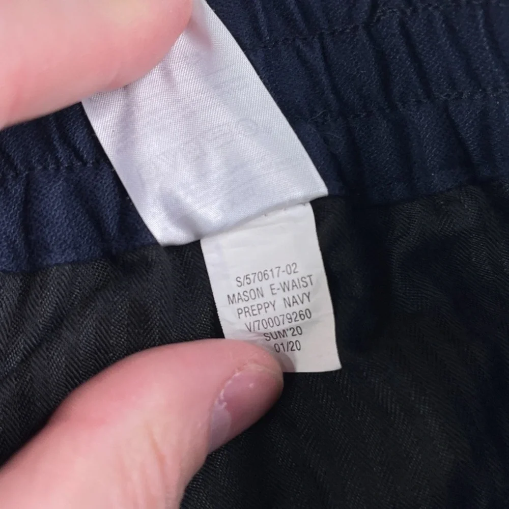 NEW Banana‎ Republic Pants Mens 34x30 Blue Mason Athletic Tapered Elastic Waist
